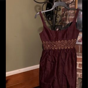 Milly of NY silk dress w/sequins on bodice size 6